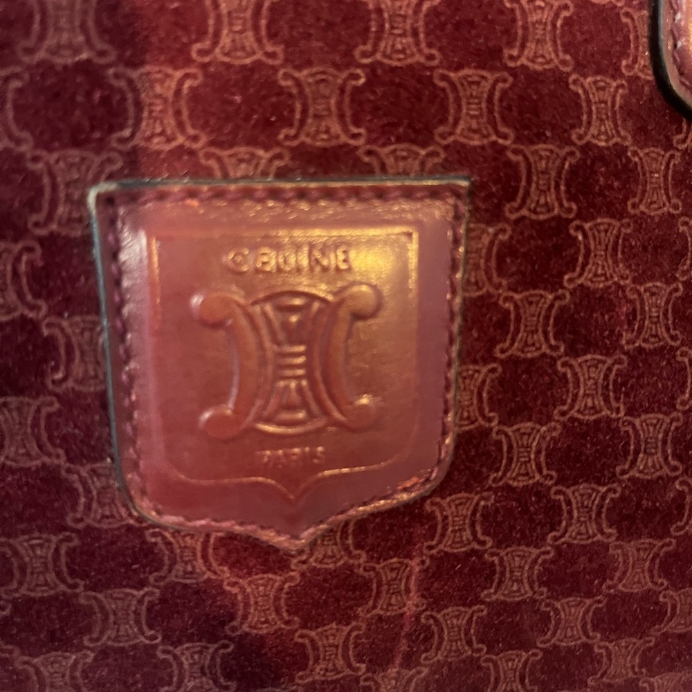 Celine Suede Boston Bag Large - Picture 5 of 15